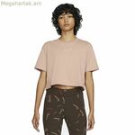 Կանացի կարճ թևքով մարզաշապիկ Nike Sportswear վարդագույն