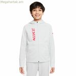 Մանկական սպորտային բաճկոն Nike Therma-FIT մոխրագույն