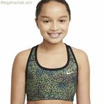 Սպորտային կրծկալ Nike Dri-FIT Swoosh սև/կանաչ մանկական