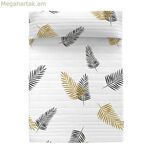 Անկողնային ծածկոց (ծածկոց) HappyFriday Blanc Foliage Multicolor 180 x 260 սմ