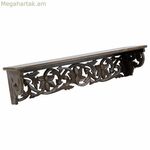 Դարակ Alexandra House Living Grey Mango փայտից 15 x 13 x 60 սմ