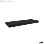 Դարակ MobleKit սև փայտե 60 x 23,5 x 3,8 սմ (6 հատ)