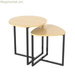 Կողքի սեղան Vinthera Moa 2 Pieces Metal