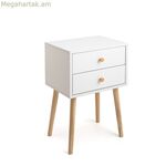 Գիշերային սեղան Vinthera Moa սպիտակ պլաստիկ 40 x 30 x 62,5 սմ