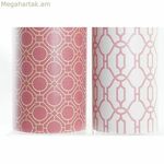 Հովանոցի տակդիր DKD Home Decor կտավ փայտ նարնջագույն սպիտակ (23 x 23 x 54,5 սմ)