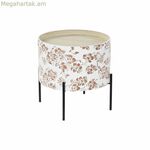 Փոքր կողքի սեղան DKD Home Decor Սպիտակ Սև 38 x 38 x 39 սմ
