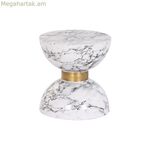 Կողքի սեղան DKD Home Decor սպիտակ երկաթե 33 x 33 x 35 սմ