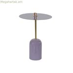 Կողքի սեղան DKD Home Decor կաշվե, երկաթե լաքապատ (40 x 40 x 56 սմ)