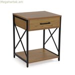 Մահճակալ Versa Սև ՊՎՔ Փայտ Մետաղ 40 x 60 x 48 սմ