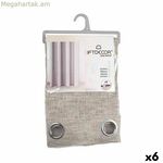 Վարագույրի նվերի դեկոր շագանակագույն 140 x 0,1 x 260 սմ (6 հատ)