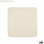 Սահքի դեմ պաշտպանող ցնցուղի գորգ Berilo Beige PVC 53 x 52,5 x 1 սմ (6 հատ)