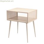 Կողքի սեղան՝ նվերների դեկորով, բեժ, 46,5 x 19,2 x 36,2 սմ