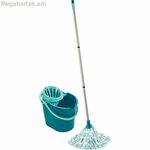 Դույլի և շորի հավաքածու Leifheit Classic Mop 56792 Վիսկոզային պլաստիկ 12 լ