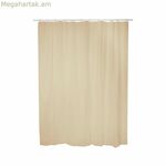 Ցնցուղի վարագույր Exma հիմնական Բեժ PVC 140 x 180 սմ
