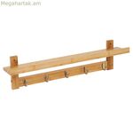 Բնական բամբուկե դարակ 74 x 12 x 18 սմ