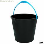 Դույլ բռնակով, Colorbaby Black 10 լիտր, 29,5 x 26 x 28,5 սմ (6 հատ)