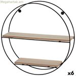 Դարակներ Max Home Երկաթե MDF Փայտե 40 x 40 x 10 սմ (6 հատ)