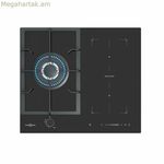 Ինդուկցիոն տաքացնող վառարան Vitrokitchen սև