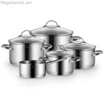 Խոհանոցային սպասք WMF PROVENCE PLUS արծաթե 5 հատ