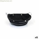Հացի զամբյուղ My Bar սև մետաղական 26 x 23,5 x 11,2 սմ (12 հատ)