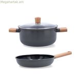 Խոհանոցային սպասք Bidasoa Mia մոխրագույն 2 հատ