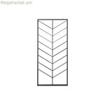 Շշերի դարակ Home ESPRIT սև 70 X 6 X 160 սմ