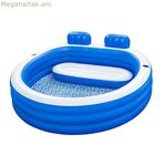 Bestway փչովի ընտանեկան լողավազան 231x219x79 +6 տարեկան այգի 54422