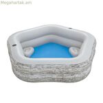 Փչովի լողավազան Bestway մոխրագույն 213 x 206 x 53 սմ