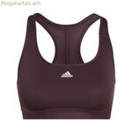 Սպորտային կրծկալ Adidas Powerreact մուգ մանուշակագույն S