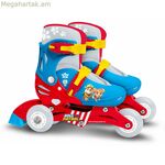 Չմուշկներ The Paw Patrol-ի կապույտ-կարմիր սահնակներով