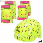 Սպորտային պաշտպանության հավաքածու Colorbaby Neon Cali Vibes Yellow (4 հատ)