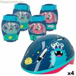 Սաղավարտների և ծնկակալների հավաքածու Colorbaby Monster (4 հատ)
