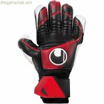 Դարպասապահի ձեռնոցներ Uhlsport Powerline Soft Flex սև՝ մեծահասակների համար