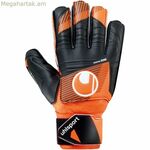Դարպասապահի ձեռնոցներ Uhlsport Soft Ressist+ Flex Frame սև մեծահասակների համար