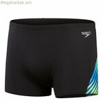 Տղաների լողի շորտեր Speedo Allover Digi V-կտոր սև