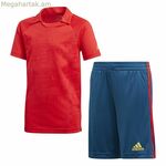 Մանկական մարզահագուստ Adidas Originals Կապույտ ֆուտբոլային կարմիր