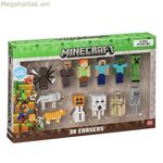 3D ջնջիչների հավաքածու Minecraft MC4080 12 հատ