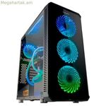 Micro ATX / Mini ITX / ATX Midtower պատյան Nox-Xtreme Hummer TGM սև
