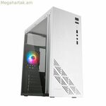 ATX կիսաաշտարակային տուփ Mars Gaming MC100W ATX LED RGB սպիտակ