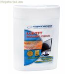 Էկրանների համար խոնավ անձեռոցիկներ Esperanza ES106 LCD TFT