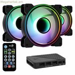 Aerocool Mirage 12 ARGB Pro 12V Ø 12 սմ օդափոխիչ տուփով (3 հատ) (3 հատ)