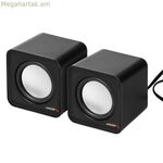 Համակարգչային բարձրախոսներ AudioCore AC870B սև, մոխրագույն, 3 Վտ