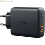 Պատի լիցքավորիչ Aukey PA-D5 սև
