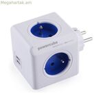 Cube բազմապրոցեսոր Allocacoc PowerCube Original USB (E) Կապույտ-Սպիտակ
