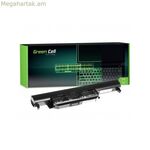 Նոութբուքի մարտկոց՝ կանաչ AS37, սև, 4400 mAh