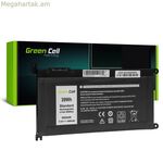 Նոութբուքի մարտկոց՝ կանաչ DE150, սև, 3400 mAh
