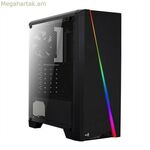 ATX կիսաաշտարակային տուփ Aerocool Cylon RGB USB3.0 սև LED RGB