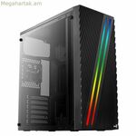 ATX կիսաաշտարակային տուփ Aerocool Streak RGB USB 3.0 սև