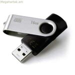 USB կրիչ GoodRam UTS2 Սև Արծաթագույն 16 ԳԲ 5 ՄԲ/վ-20 ՄԲ/վ (1 հատ)