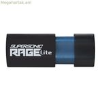 USB կրիչ Patriot Memory Supersonic Rage Lite սև/կապույտ 32 ԳԲ